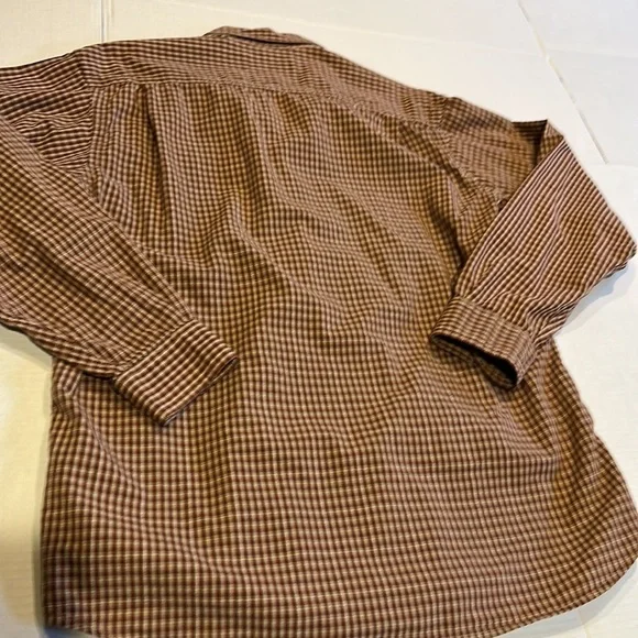 Columbia Sportswear Company button down long striped shirt w one pocket large - Picture 8 of 9